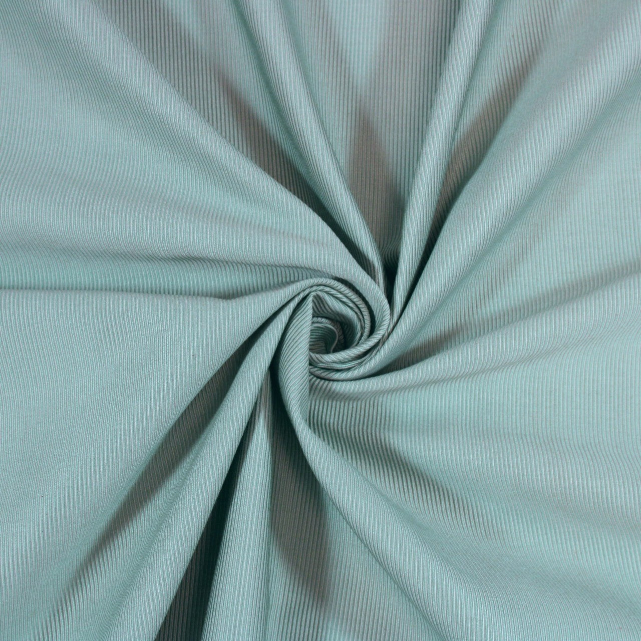 POWDER BLUE OTTOMAN