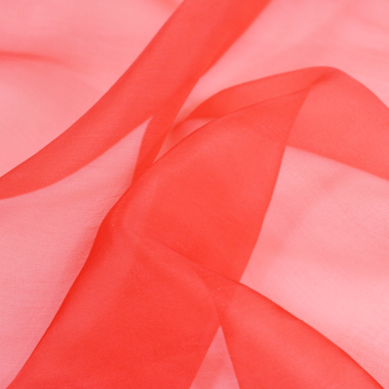 WATERMELON RED ORGANZA