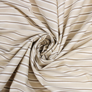 PRINTED STRETCH STRIPE TWILL