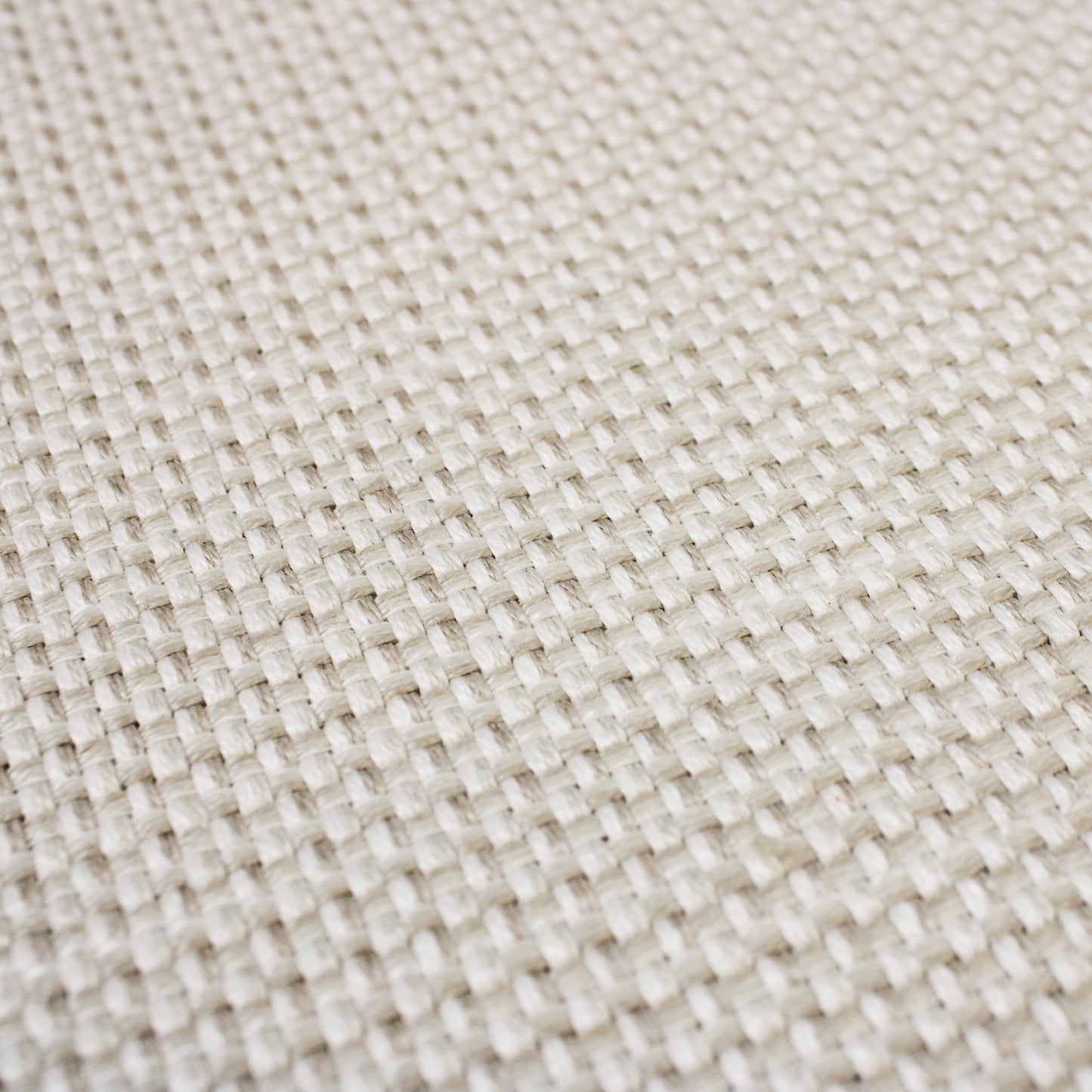 CREAM/WHITE BASKETWEAVE UPHOLSTERY