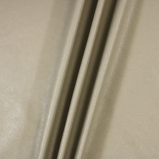 TAUPE EMBOSSED FLORAL FAUX LEATHER