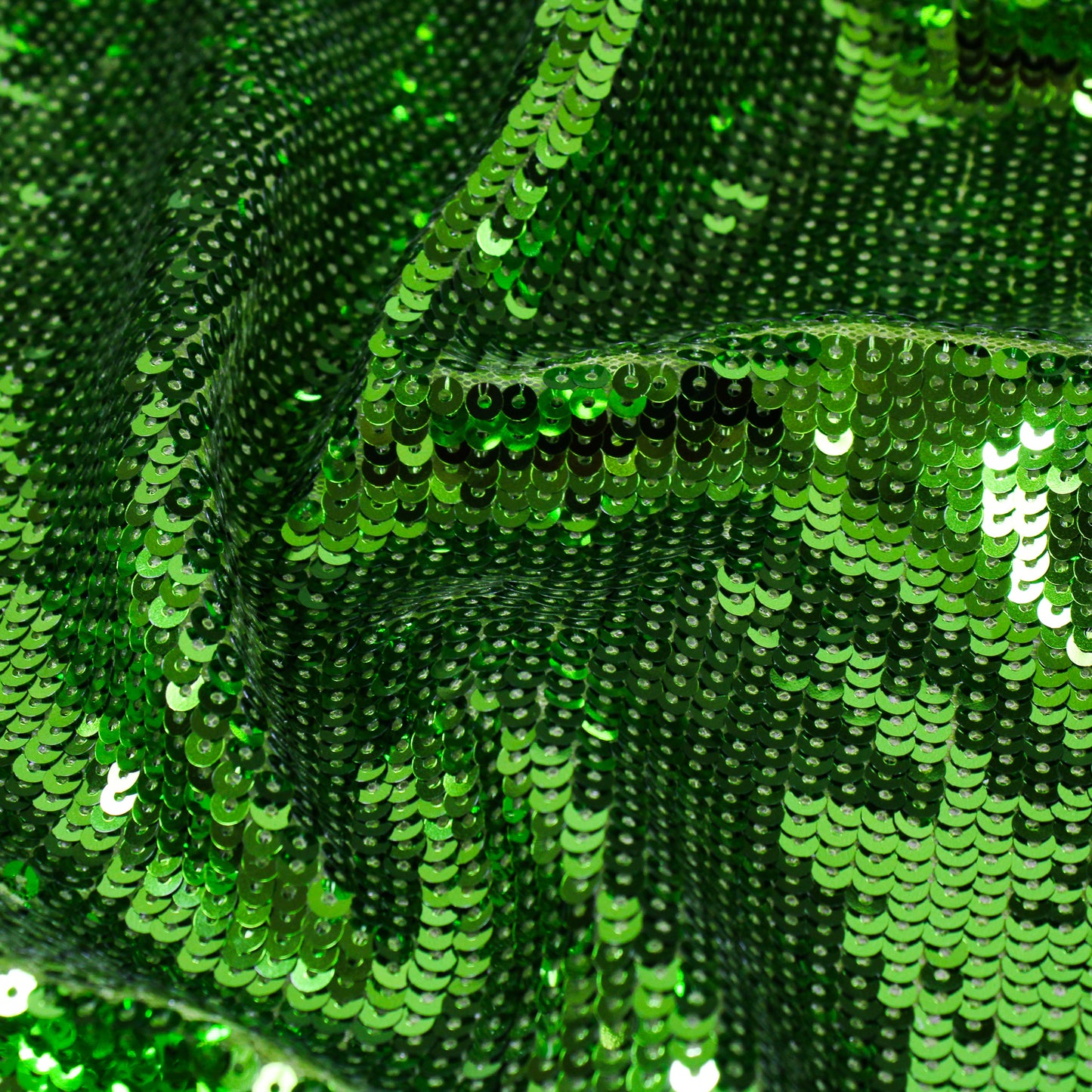 CHARTREUSE SEQUIN MESH