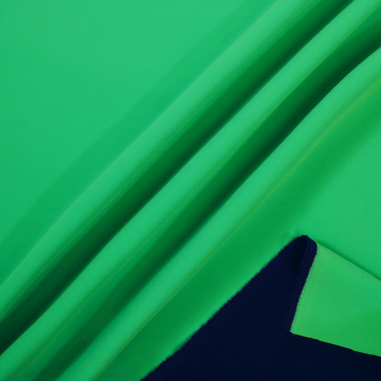 SHAMROCK AND NAVY DOUBLE-FACED WEAVE