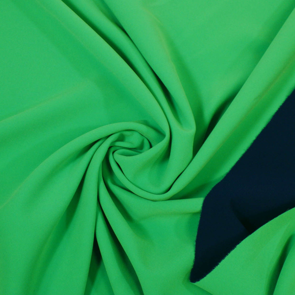 SHAMROCK AND NAVY DOUBLE-FACED WEAVE