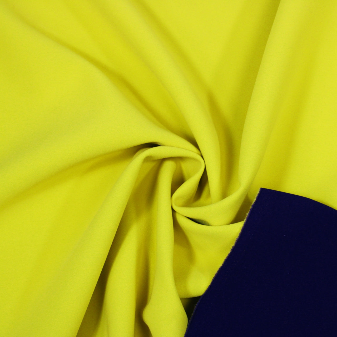 MAIZE AND BLUE DOUBLE-FACED WEAVE