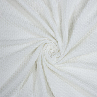 WHITE JACQUARD KNIT