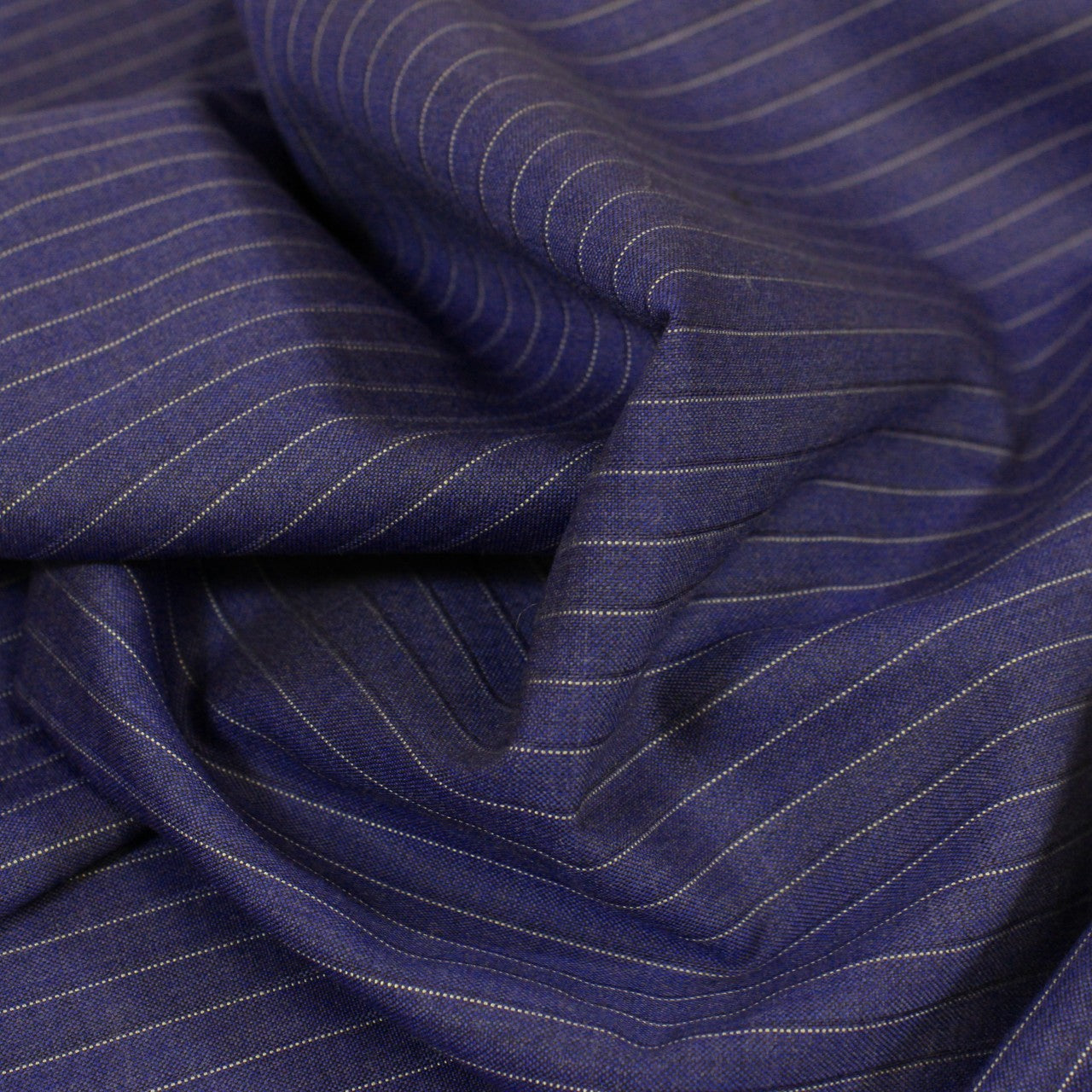 BLUE PINSTRIPE BROADCLOTH