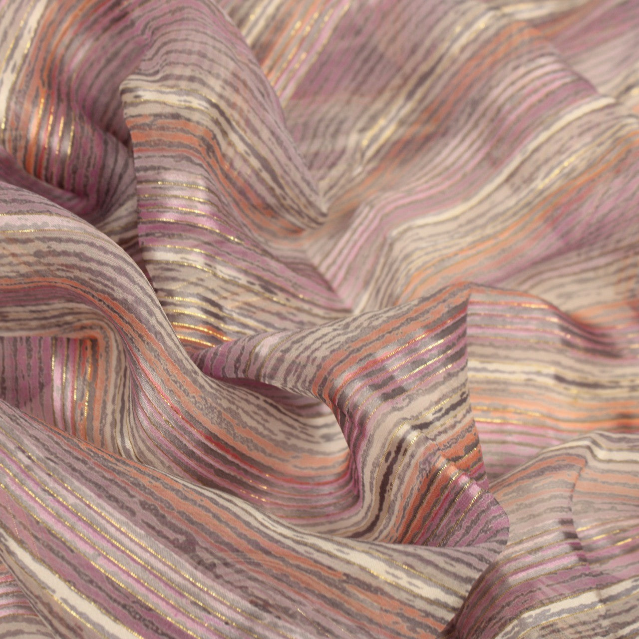 6 YARDS STRIPED CHIFFON