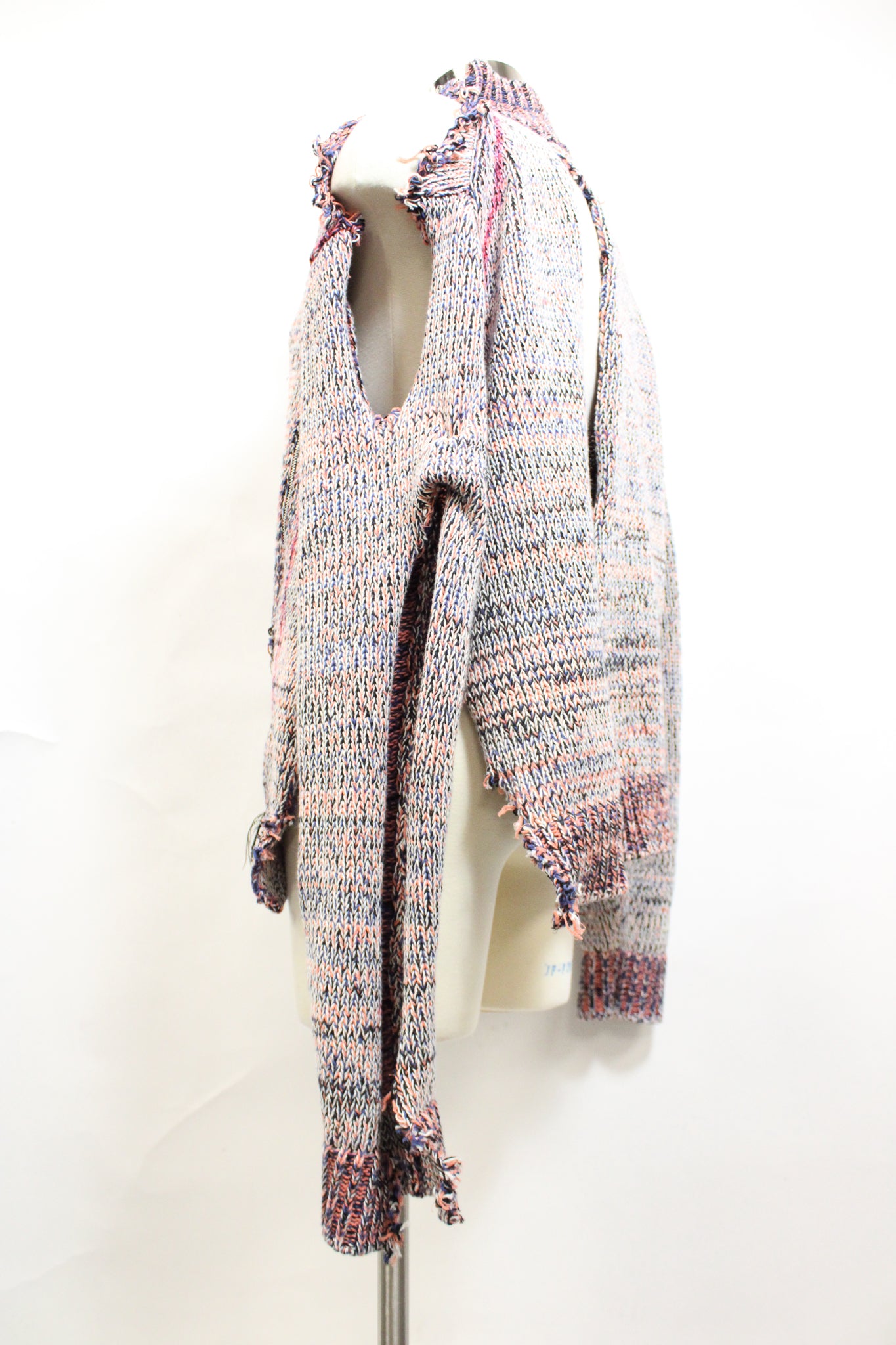 CHUNKY KNIT ZIPPER SWEATER