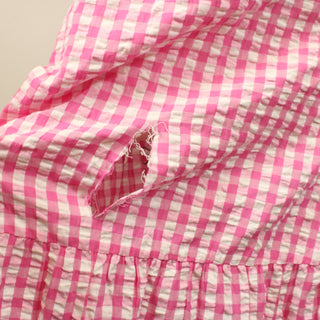 PINK GINGHAM DRESS