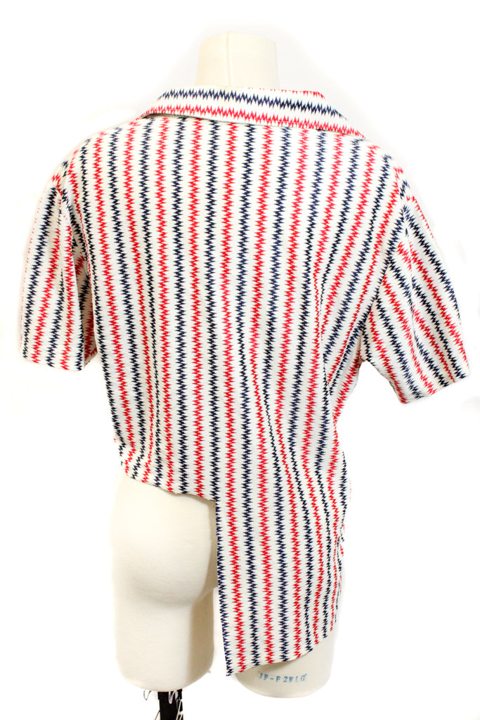 VINTAGE ZIG ZAG TUNIC TOP