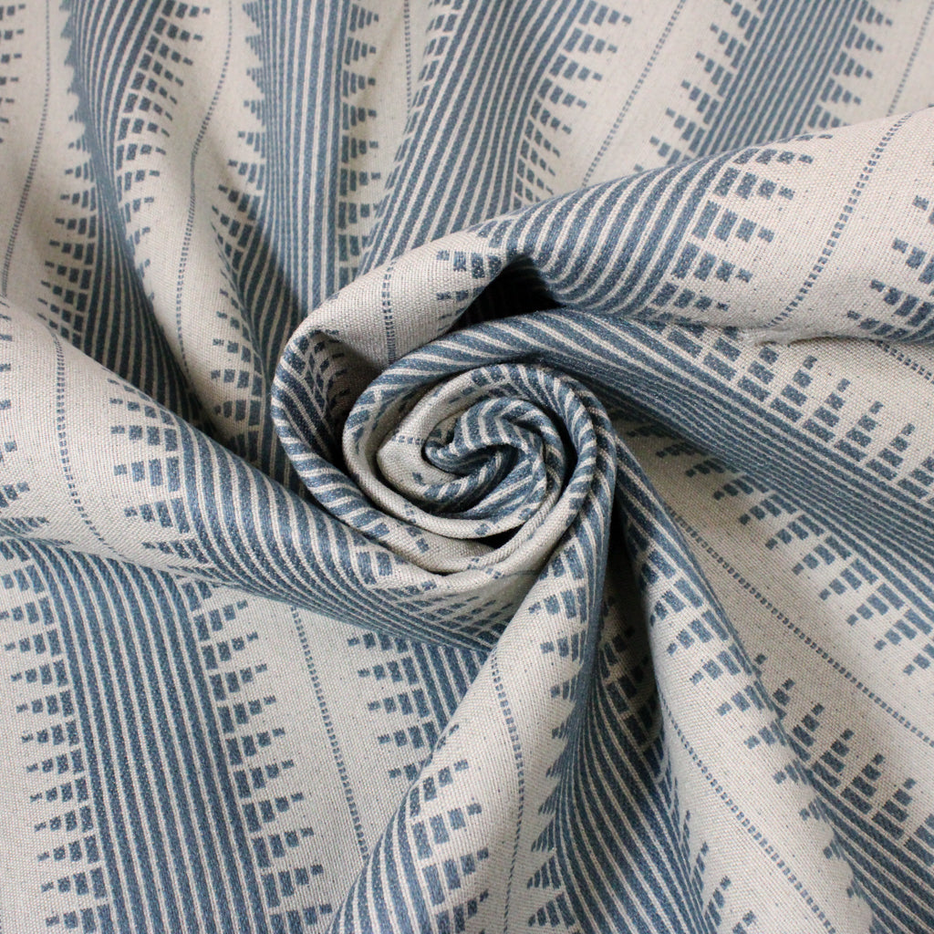 Birds eye view of fabric twisted