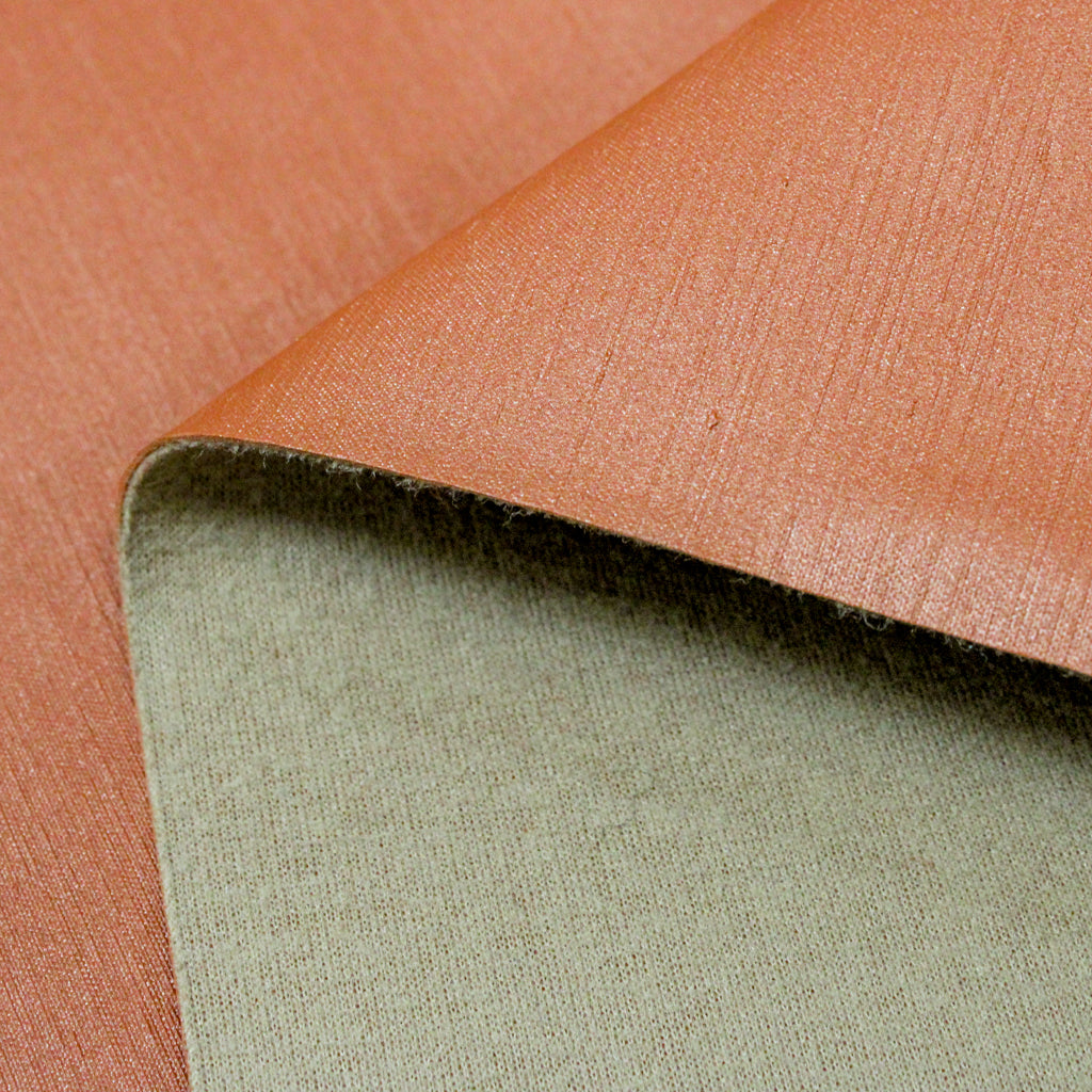 BURNT ORANGE FAUX LEATHER VINYL