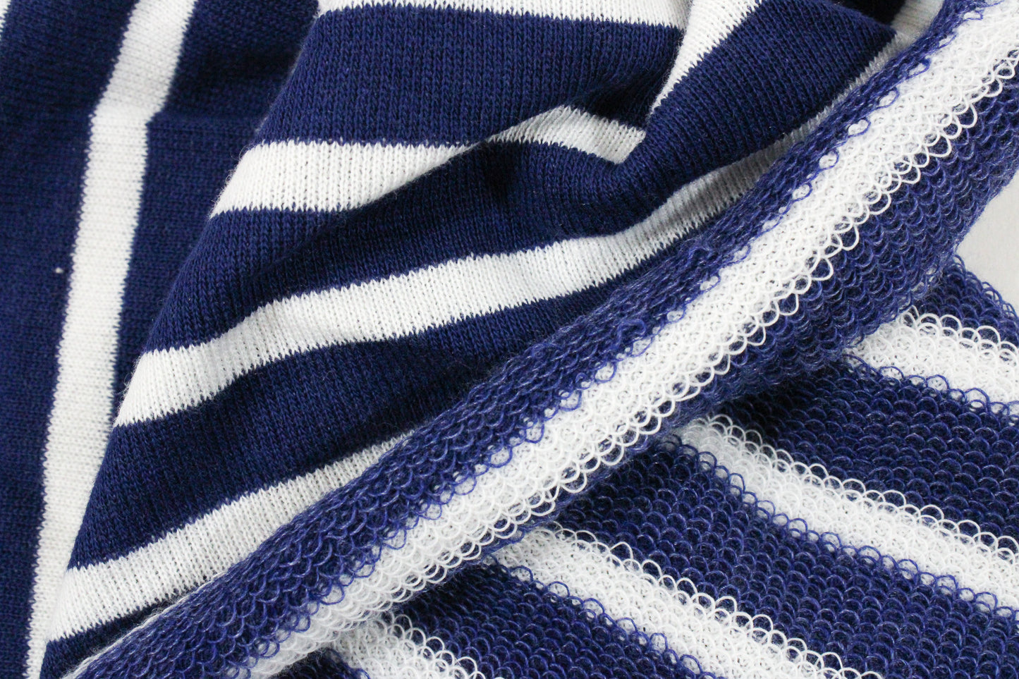 NAVY STRIPE TERRY