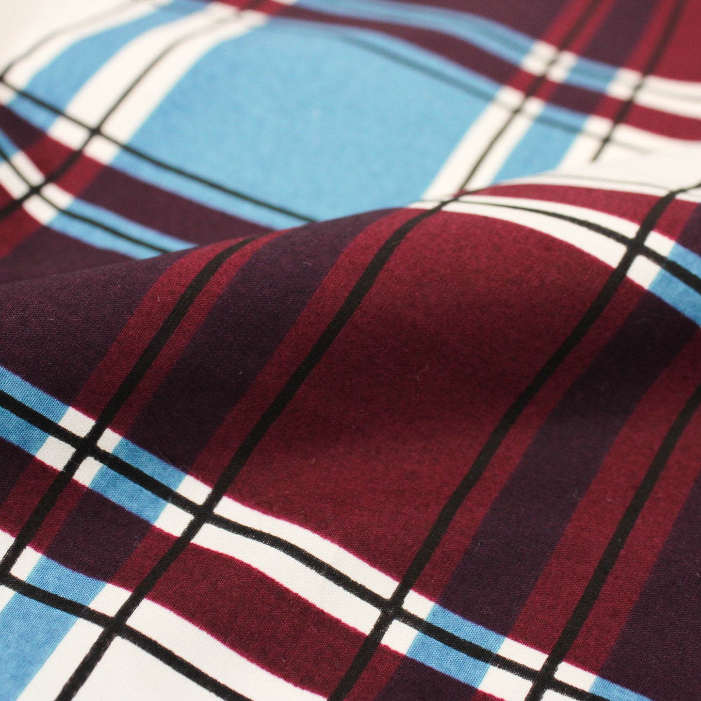 PRINTED PLAID COTTON