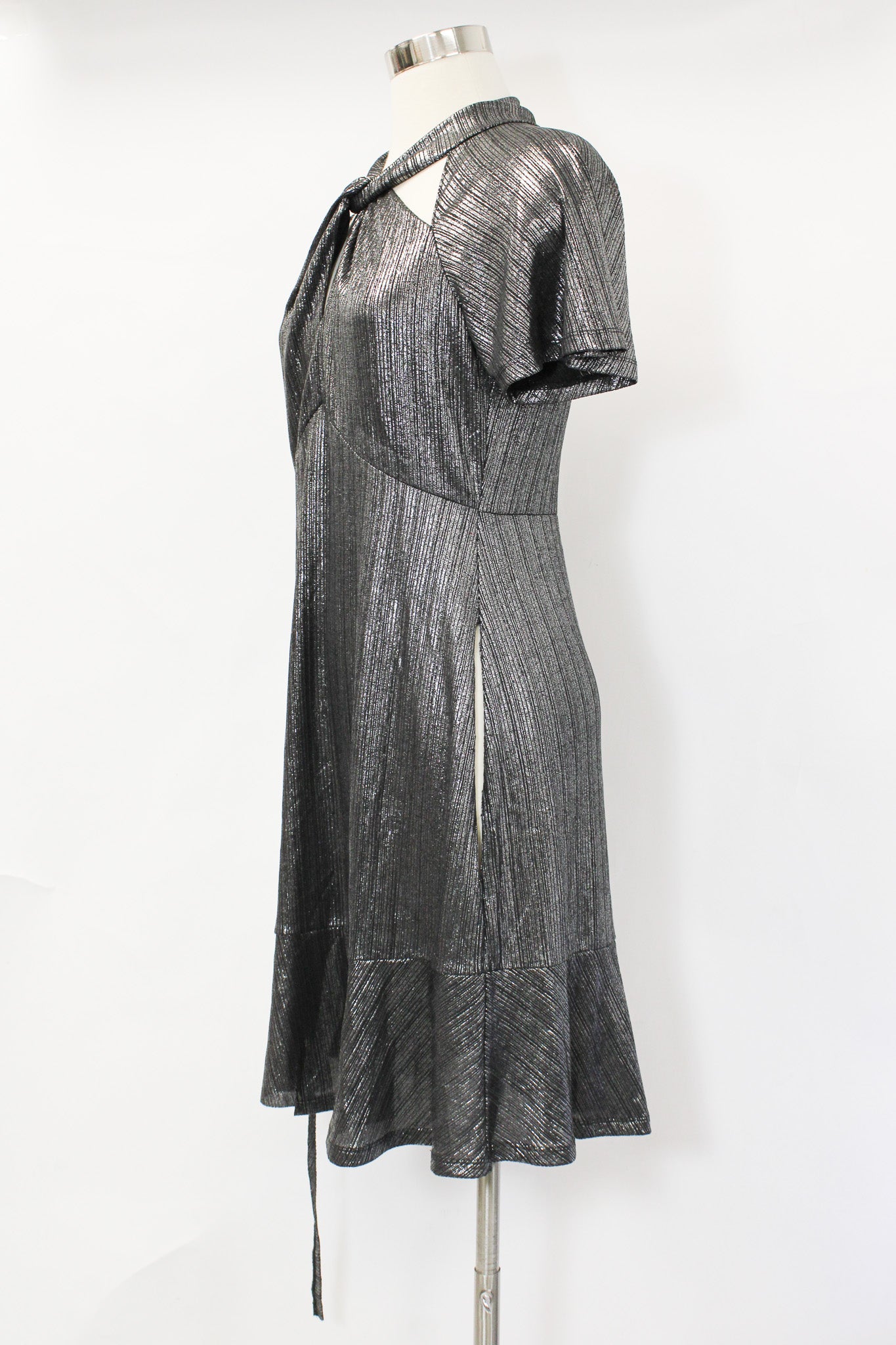 GUNMETAL TWIST DRESS