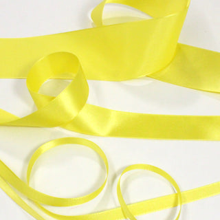 YELLOW SATIN RIBBON (4 SIZES)
