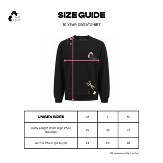PRE-ORDER 10 YEAR SWEATSHIRT