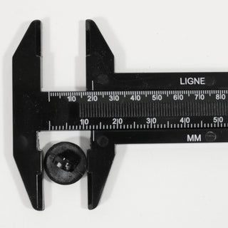 BLACK FACETED SHANK BUTTONS (2 SIZES)