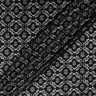 1.5 YARD BLACK MEDALLION LACE
