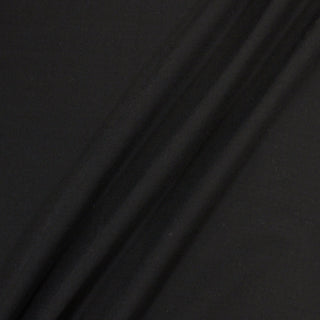 ripple of black plainweave fabric