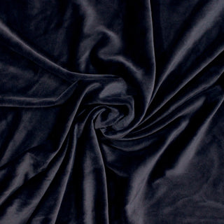 swirl of blueberry colored velour fabric