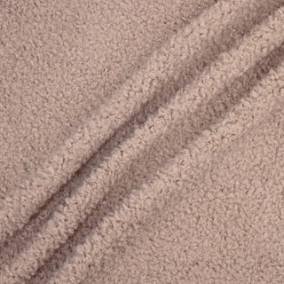 three lines arranged diagonally with a piece of blush colored fleece fabric