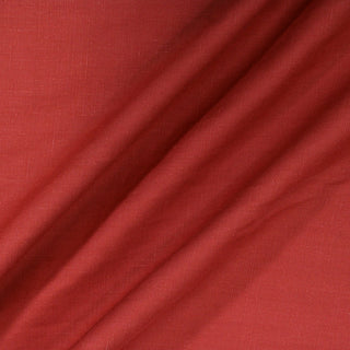 three diagonal lines draped of a brick red canvas fabric
