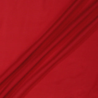 ripple of candy apple red chiffon fabric