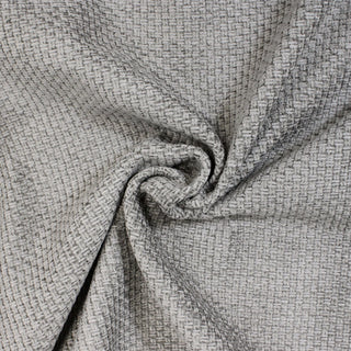 swirl of cement grey basketweave upholstery 