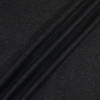 ripple of charcoal wool felt fabric