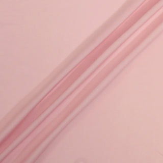 ripple of pink cherry blossom color silk chiffon fabric