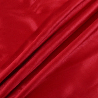 ripple of cherry red colored double-faced silk charmeuse fabric