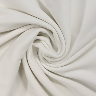 swirl of a cloud white 1x1 rib knit jersey fabric
