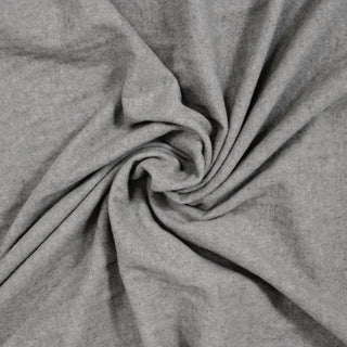 swirl of cloud grey wool-blend felt fabric