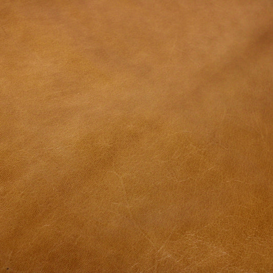DISTRESSED OCHRE LEATHER