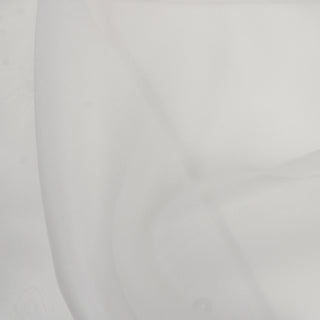 closeup of a white colored silk organza fabric