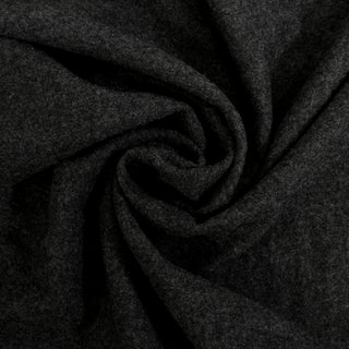 swirl of boiled wool fabric demonstrating the drape