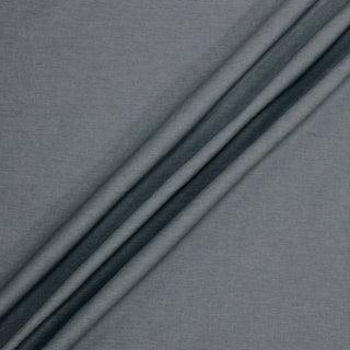 a ripple of broadcloth fabric that's a heathered glacier blue-grey color