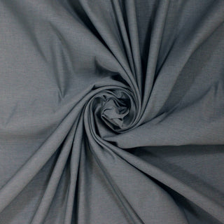 swirl of heathered glacier blue-grey broadcloth fabric