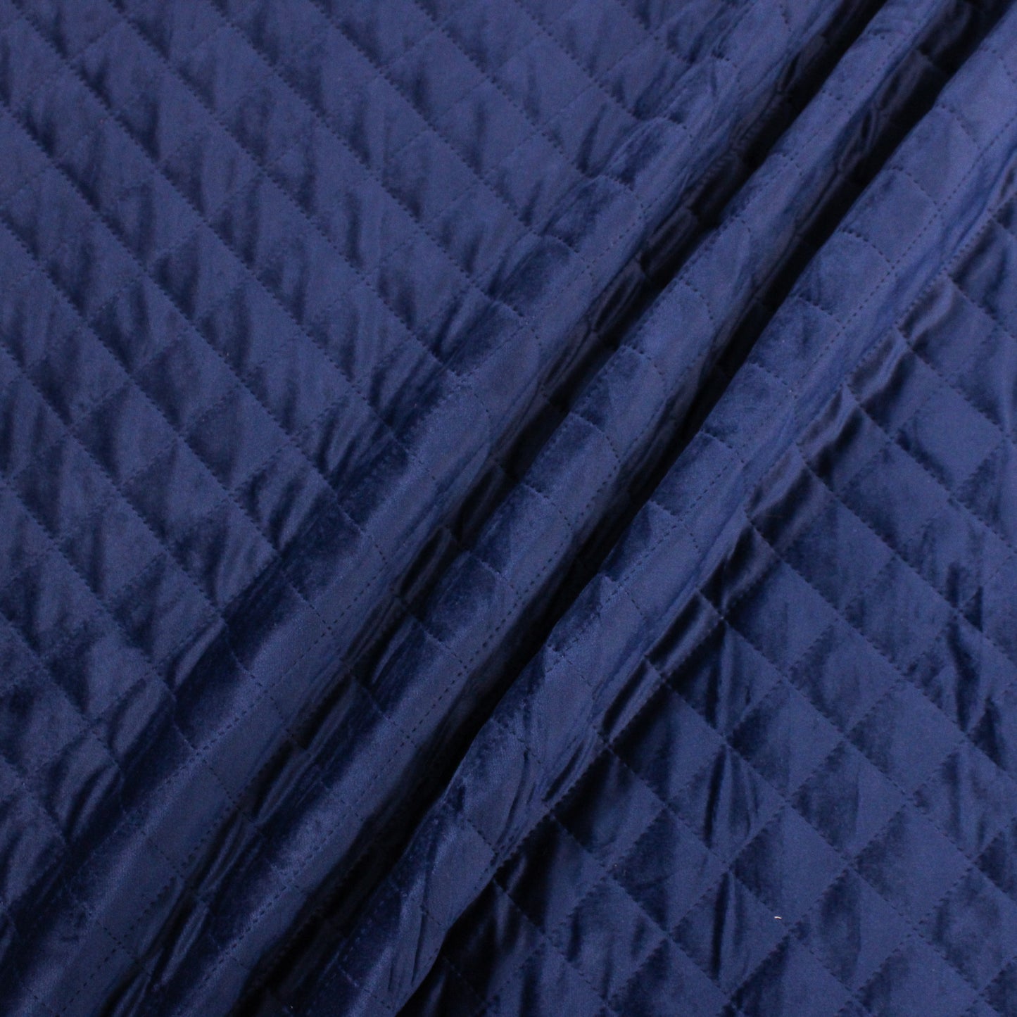 ROYAL BLUE VELOUR QUILTED BATTING