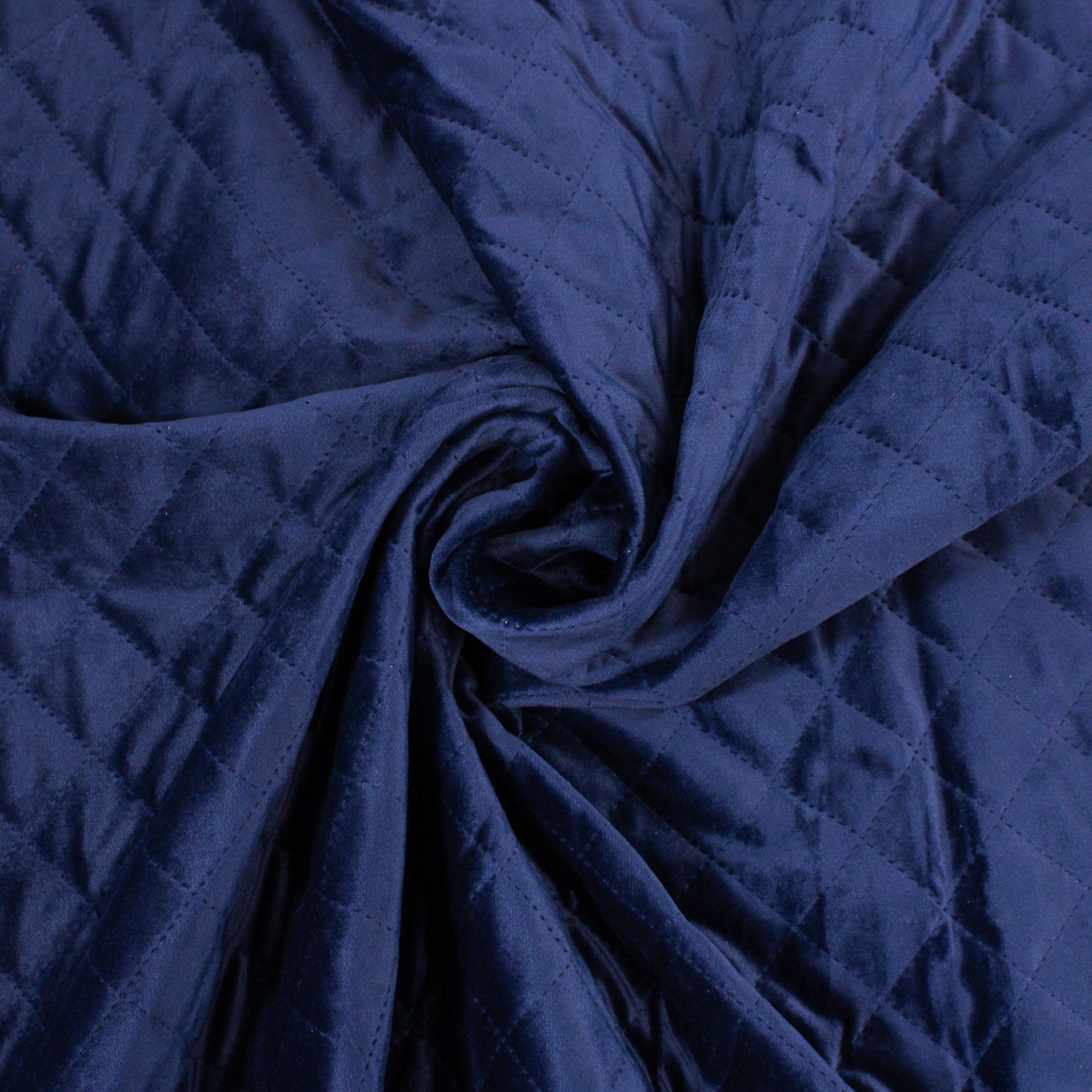 ROYAL BLUE VELOUR QUILTED BATTING