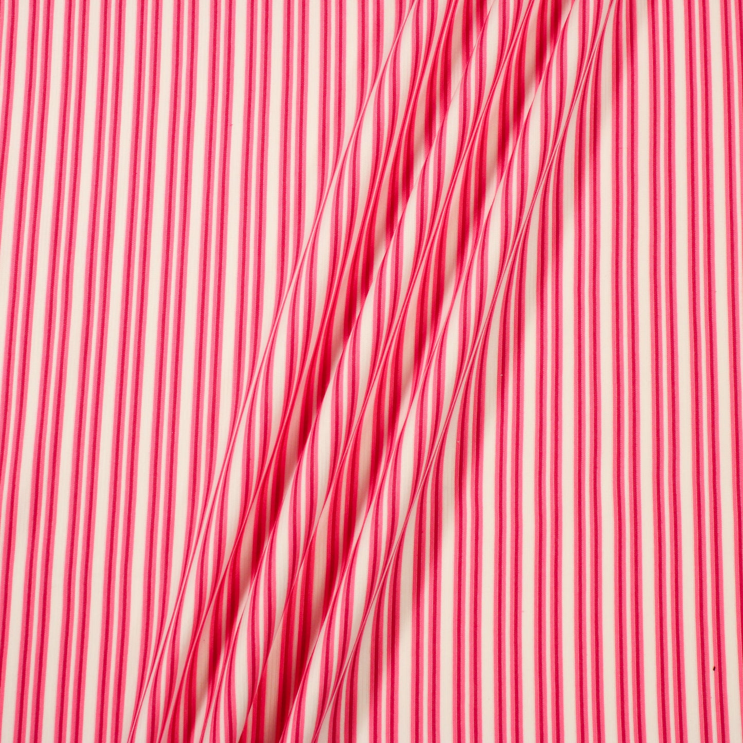 PINK/WHITE STRIPED OTTOMAN KNIT