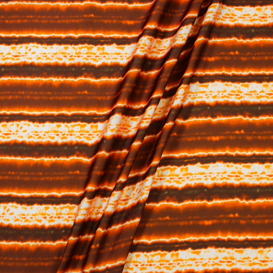 LAVA STRIPED POLY CHARMEUSE