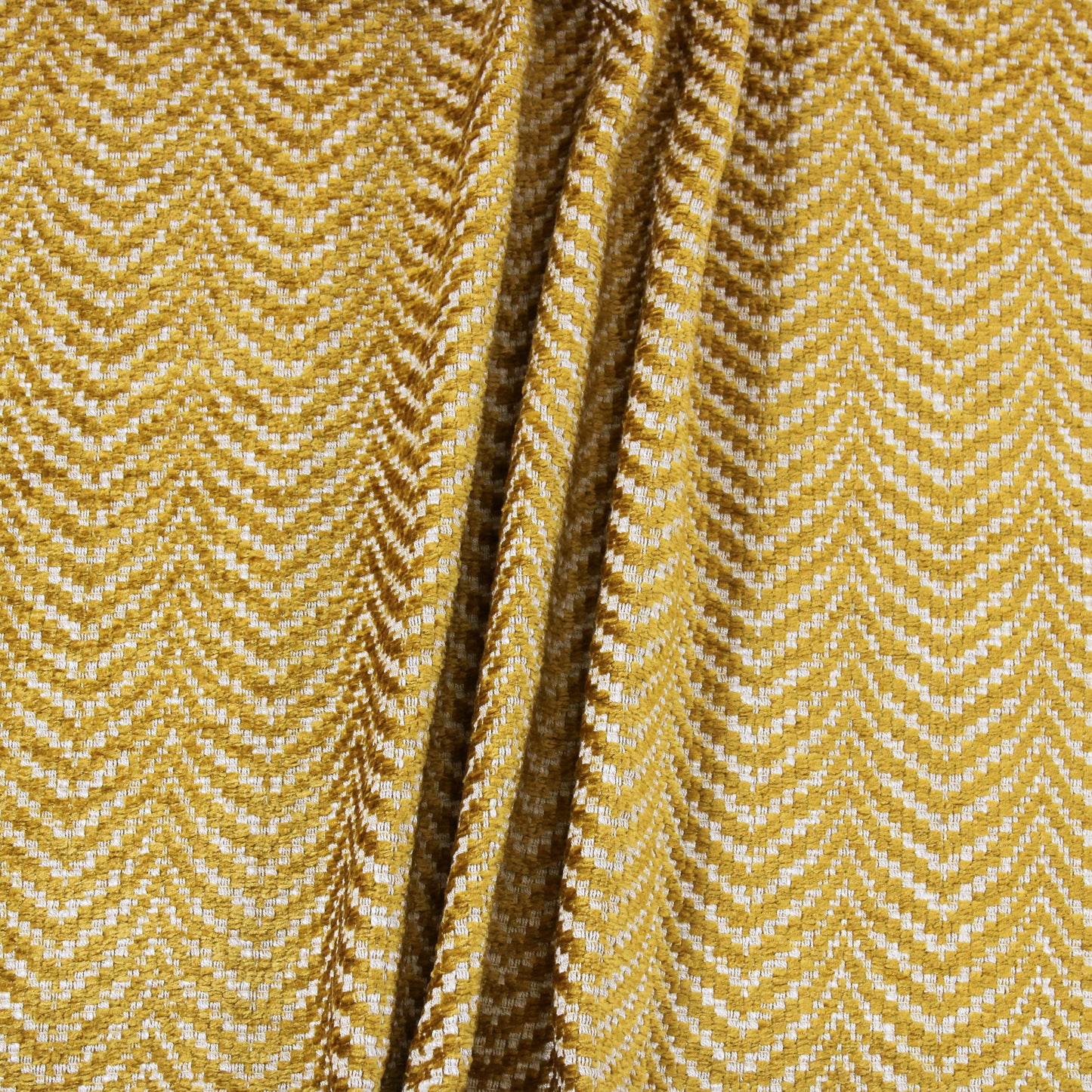 MUSTARD FLAMESTITCH UPHOLSTERY