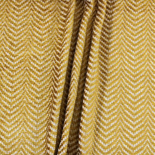 MUSTARD FLAMESTITCH UPHOLSTERY