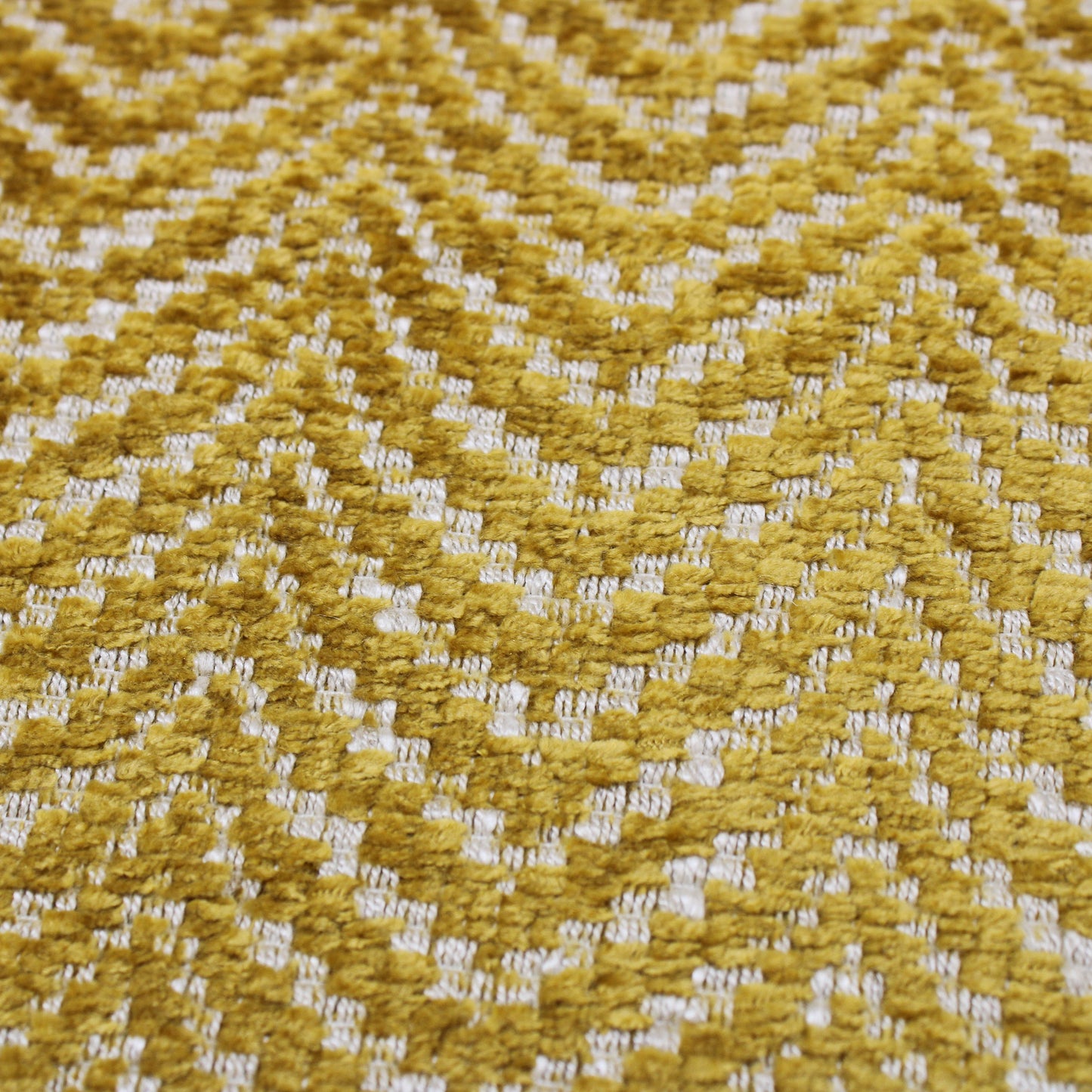 MUSTARD FLAMESTITCH UPHOLSTERY