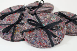 FELTED SHODDY COASTERS