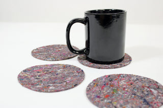 FELTED SHODDY COASTERS
