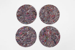 FELTED SHODDY COASTERS